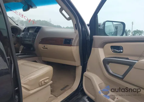 2015 Nissan Armada Platinum z USA, uszkodzony, nr VIN 5N1BA0NF2FN610962